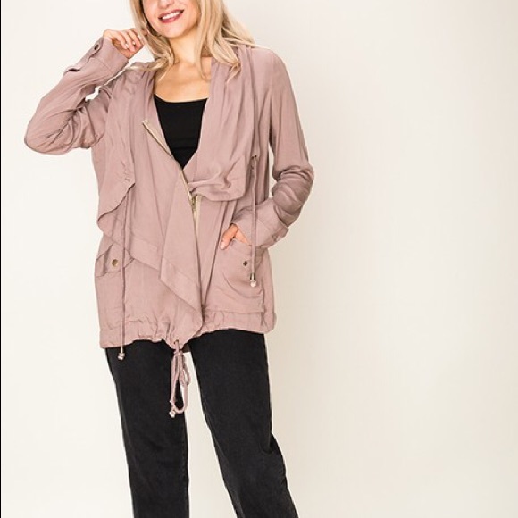 Taupe Cargo Jacket - Picture 3 of 4